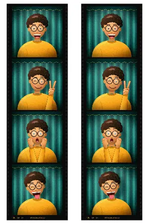 A 4x6 print sheet holding two copies of the strip